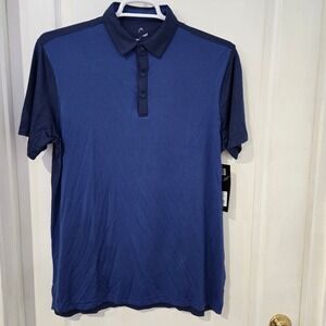 Head Golf Polo Shirt Mens L Blue NWT Moisture Wicking UV Protection